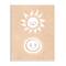 Stupell Industries Rising Sun and Moon Children's Boho Chic Sky Wall Plaque